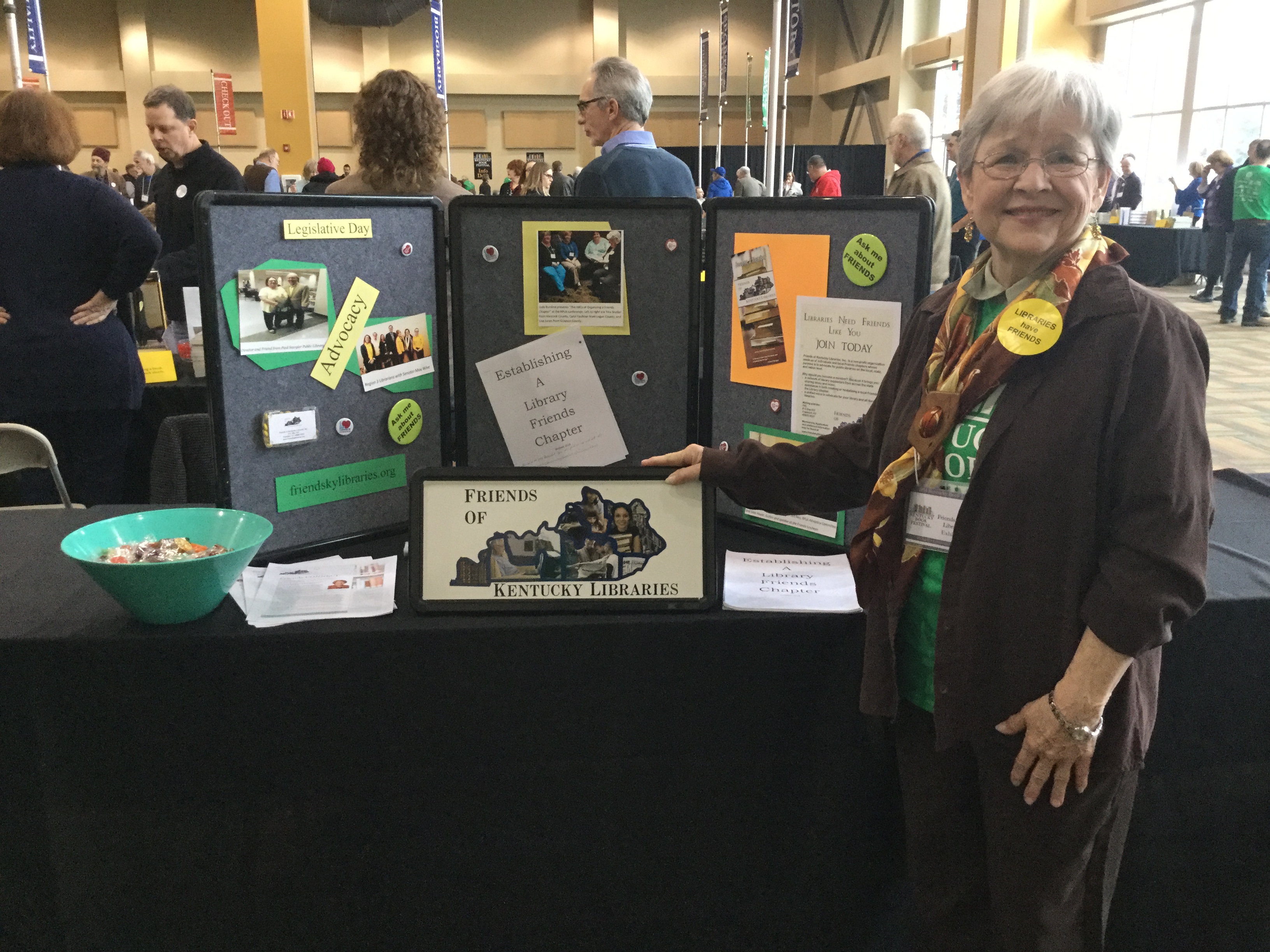 12- Janet Meyer at the Book Fair